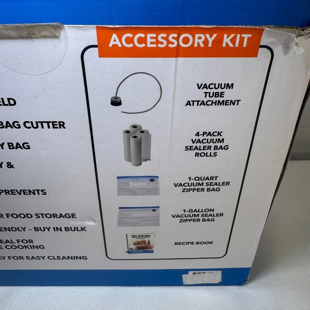 PowerXL Duo Nutrisealer Vacuum Sealer Set Gray VS2 140W with Accessory Kit